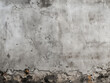 Top view reveals grungy texture of grey concrete wall