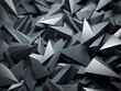 Abstraction of broken triangle shapes in ultimate gray