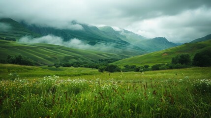 Canvas Print - Mountain view