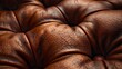 Material background of brown leather pieces. Texture of brown leather pieces.