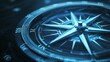 © Pairat - Abstract interpretation of strategic business direction with a compass motif, symbolizing navigation and alignment towards goals