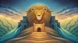 This stronghold is also a symbol of refuge and protection just like when Daniel was surrounded by the fierce lions his unwavering faith kept