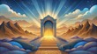 The gates of New Jerusalem were like portals connecting the earthly realm to the heavenly. I imagined the countless souls who had passed