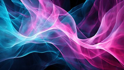 Wall Mural - ai generative of this pink and blue smoke is very good if it becomes an element of your work, the combination of blue and pink is really very beautiful