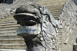 Fototapeta Paryż - Stone dragon outside Emperor's mausoleum, Hue, Vietnam