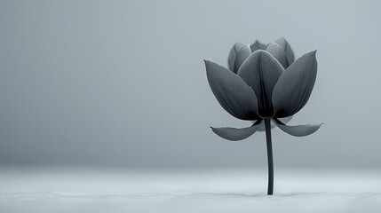 Poster - A minimalist representation of a flower