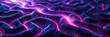 Abstract Futuristic Technology Background, Bright Light and Digital Design Concept, Purple and Blue Space