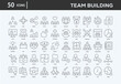 © yudi - Team Building Icons Collection For Business, Marketing, Promotion In Your Project. Easy To Use, Transparent Background, Easy To Edit And Simple Vector Icons