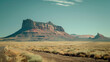 Beautiful view of the Monument Valley grand canyon state country