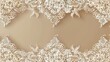 Wedding Borders: A vector graphic of a lace border
