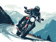 Boundless Adventure: A Motorcycle Road Warrior Conquers the Mountain Twists