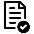 terms and conditions icon, simple vector design