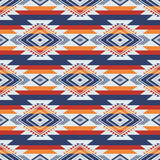 Fototapeta Do przedpokoju - Colorful southwest stripes pattern. Vector Native American southwestern geometric stripes seamless pattern. Ethnic southwest pattern use for fabric, textile, home decoration element, upholstery, etc.