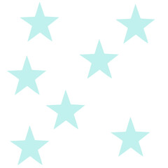 Sticker - set of stars vector