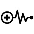 pulse  icon, simple vector design
