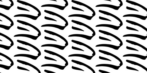 Sticker - Seamless brush pattern   hand drawn geometry background