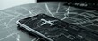 Detailed maps of major international airports within a mobile app, aiding navigation,