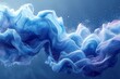 Spectacular image of blue liquid ink churning together , with a realistic texture and great quality.