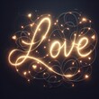 LOVE in light painting with Generative AI.