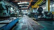 Herstellung von Elektromotoren in einer Fabrik f??r Maschinenbau // industry factory inside
