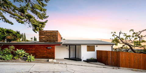 Wall Mural - Modernized Hollywood Hills residence in Los Angeles, California