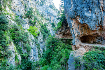 Wall Mural - Picos de Europa National Park, Spain. Ruta del Cares