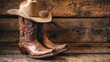 Authentic Cowboy Boots A Symbol of the Wild West Generative AI