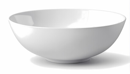 Wall Mural - White bowl isolated on white background