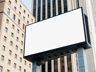 Wall Mural - Mock up Billboard Banner template outdoor building Media advertising