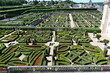 Schloss Villandry, Indre-et-Loire, Loiretal, Terrassengarten, Gemüsegarten, Ziergarten