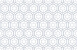 Abstract Seamless Geometric Hexagons Grid Pattern.