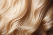 © zgurski1980 - flowing blond golden hair waves, luxurious and elegant appearance, hair texture