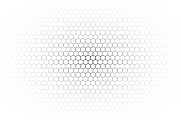 Wall Mural - Abstract background consisting of hexagonal shapes with vanishing effect and transparency. Background with transparency effect. Abstract disappearing background.