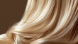 © Anneleven - Hairstyle, beauty and hair care, long blonde healthy hair texture background for haircare shampoo, hair extensions and hair salon