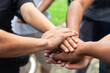 © tonjung - Diversity people hands join empower partnership teams connect teamwork concepts.