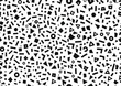 Seamless pattern of abstract geometric shapes in black and white. Vector illustration background