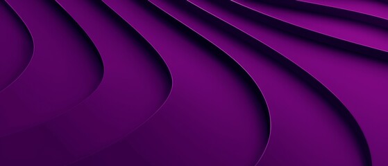 Poster - Abstract texture purple pink background banner panorama long with 3d geometric waving waves curves gradient shapes for website, business, print design template paper pattern illustration