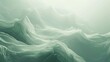 3D Minimalist Abstract Sage Background with Foggy Wind Ambiance AI Image