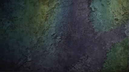 Poster - olive green to lavender blue gradient color rough grunge rock texture close-up background from Generative AI