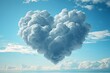 Fresh, Heart-shaped Cloud