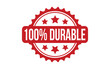 100% Durable rubber grunge stamp seal vector