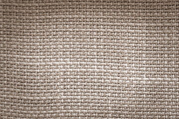 Wall Mural - hessian sackcloth jute burlap with woven cotton fabric cloth textile texture pattern background in b
