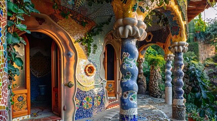  Colorful Wonderland. Gaudí-Inspired Magic in the Outdoors