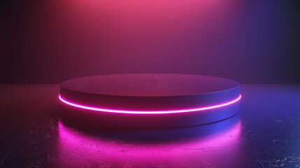 Leinwandbilder - 3D rendering of blank product stand on bright white background.