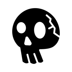 Canvas Print - Skeleton Icon