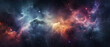 Abstract interstellar cloud of dust and gas