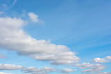 Fototapeta Desenie - Beautiful blue sky with white clouds.