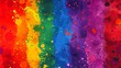A rainbow colored watercolor background. Pride color.