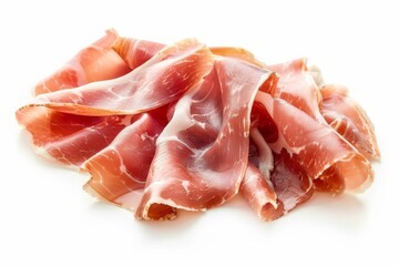 Sticker - Prosciutto on white background