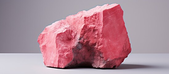 Poster - Pink stone topped with large rock